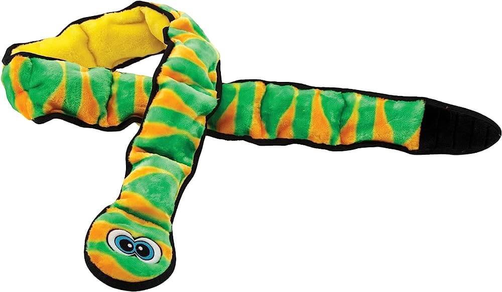 Best Squeaker: Outward Hound Invincible Snake Plush Dog Toy