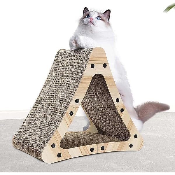 The "User Experience" of Petfusion's 3 Sided Vertical Cat Scratching Post is definitely delightful