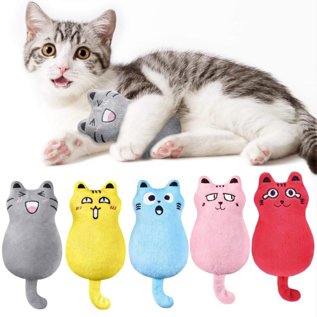Plush Pet Cat Catnip Toy for Kitten Teething Toys