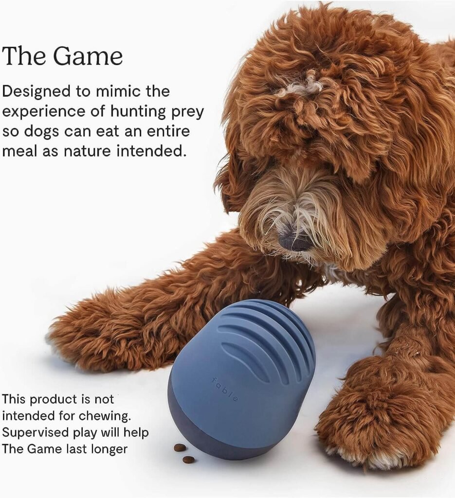 FABLE The Game Treat Dispensing Dog Toy - Dog Treat Toys Interactive Entertainment Mental Stimulation - Dog Treat Toy That Mimics Hunting Prey - Dog Food Dispenser Toy for a Full Meal