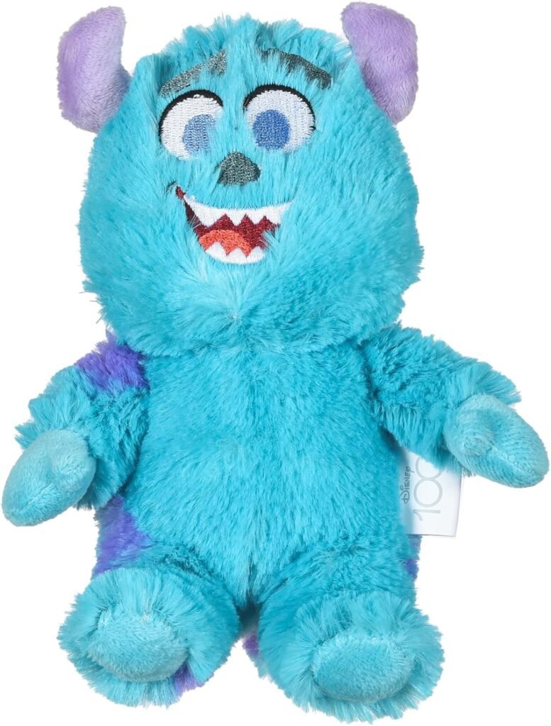 Disney for Pets Pixar’s Sulley Plush Dog Toy 6in | Disney Pixar Dog Toys | Plush Toy for Dogs Inspired by Sulley from Pixar’s Monsters, Inc. with Squeaker