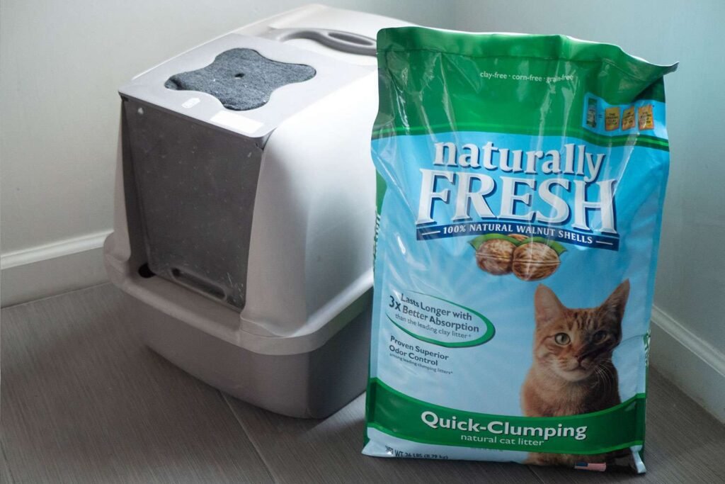 The Naturally Fresh Walnut-Based Quick-Clumping Cat Litter: An Eco-Friendly Alternative for Cat Owners